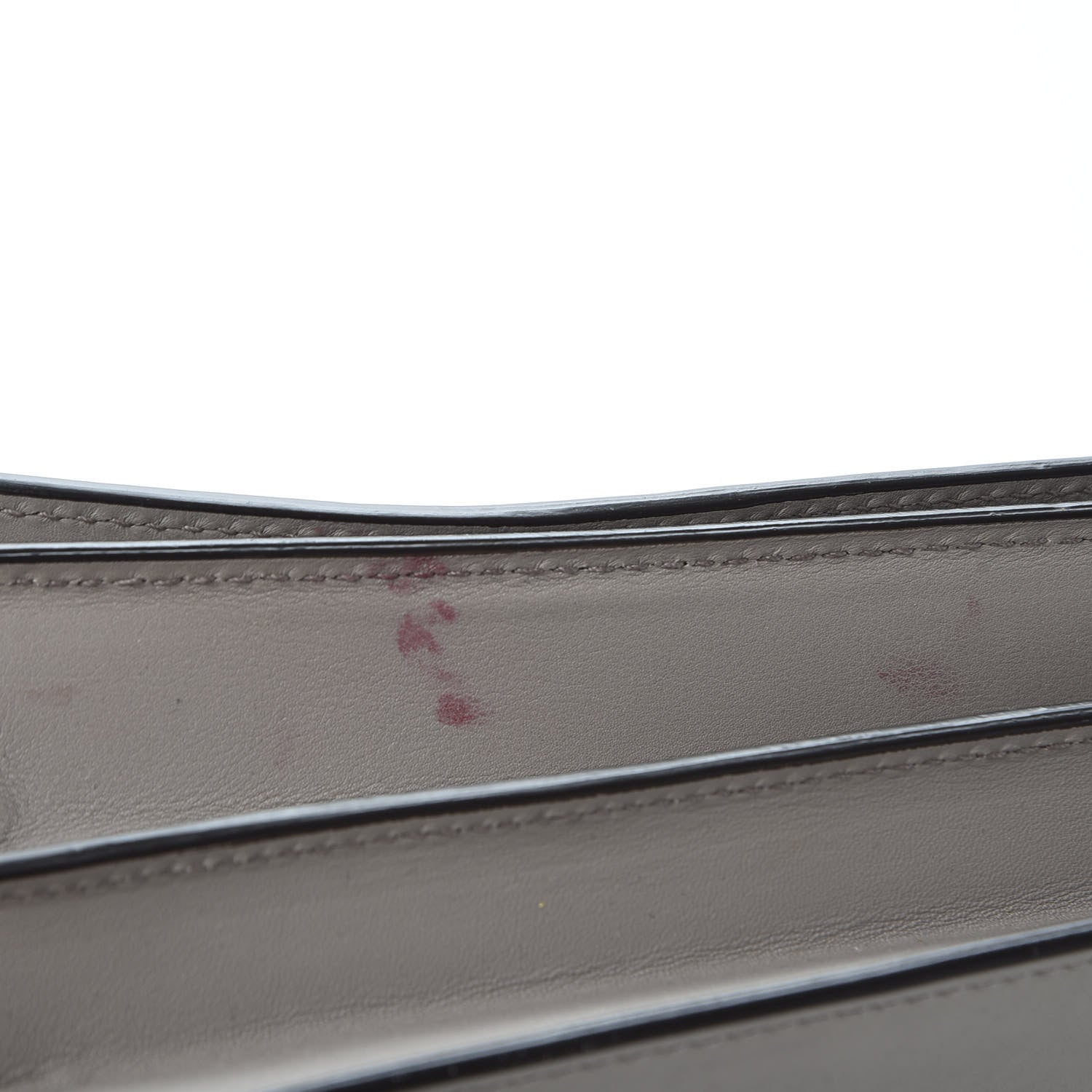 Gucci Calfskin Lady Bamboo Shoulder Bag Grey 7 of 13