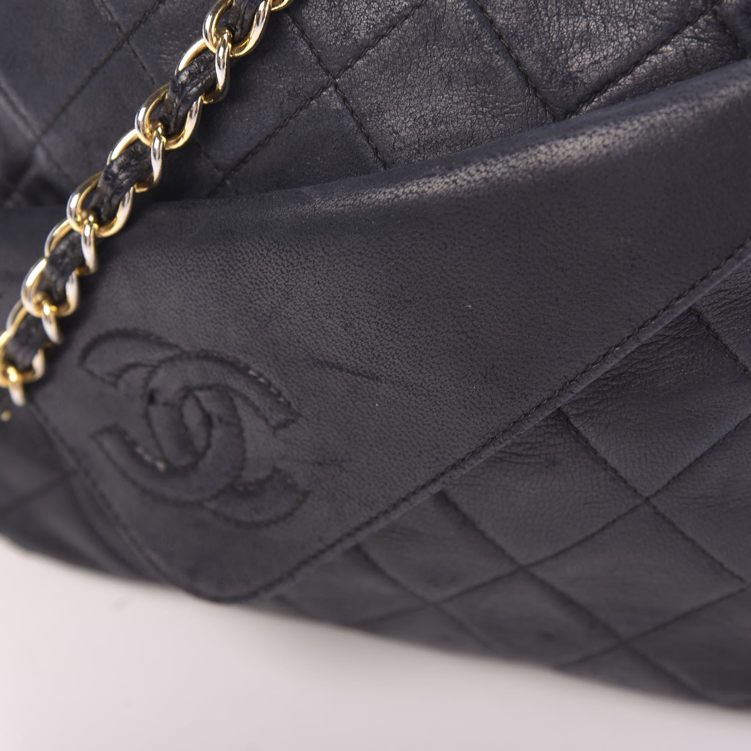 Chanel Lambskin Quilted Flap Tassel Camera Case Black 14 of 18