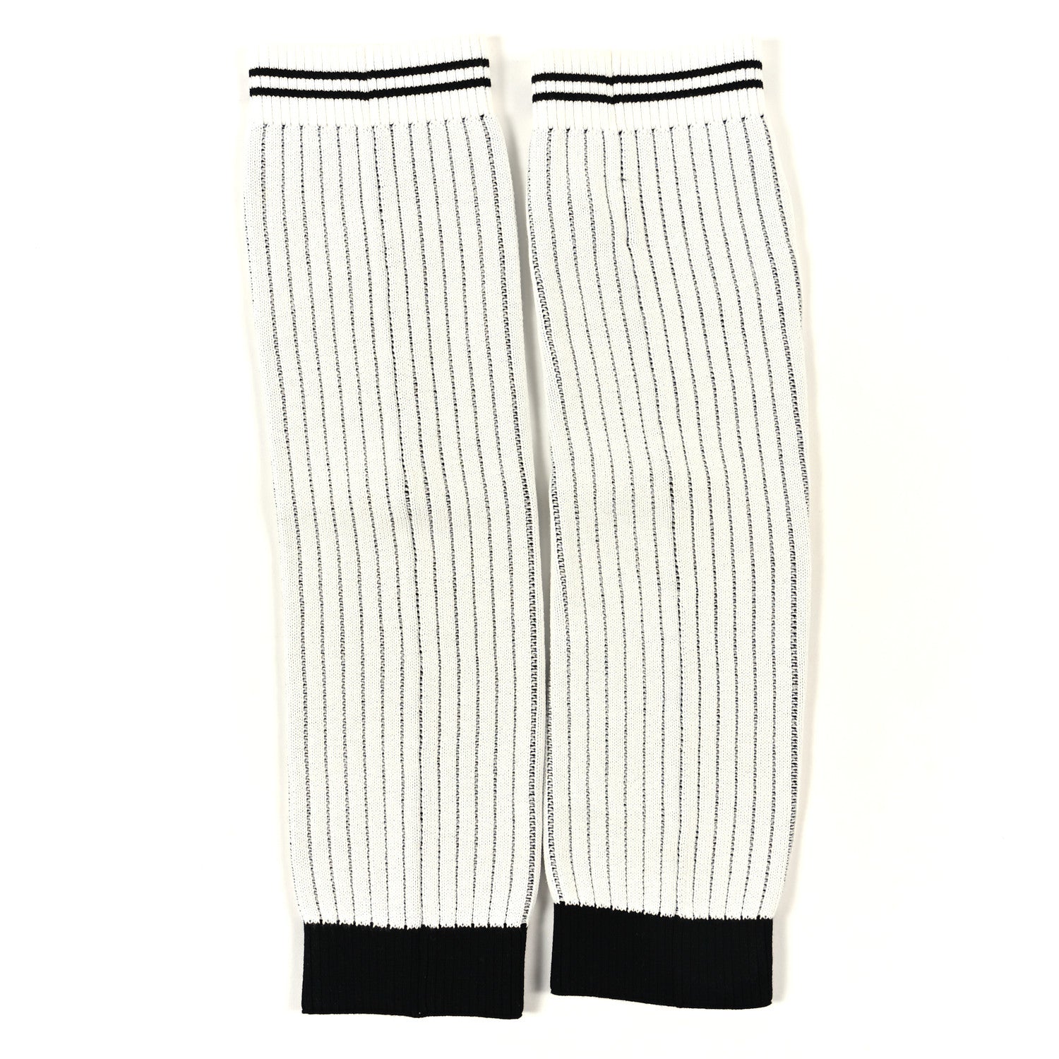 Chanel Combat Boot Leg Warmers White 2 of 3