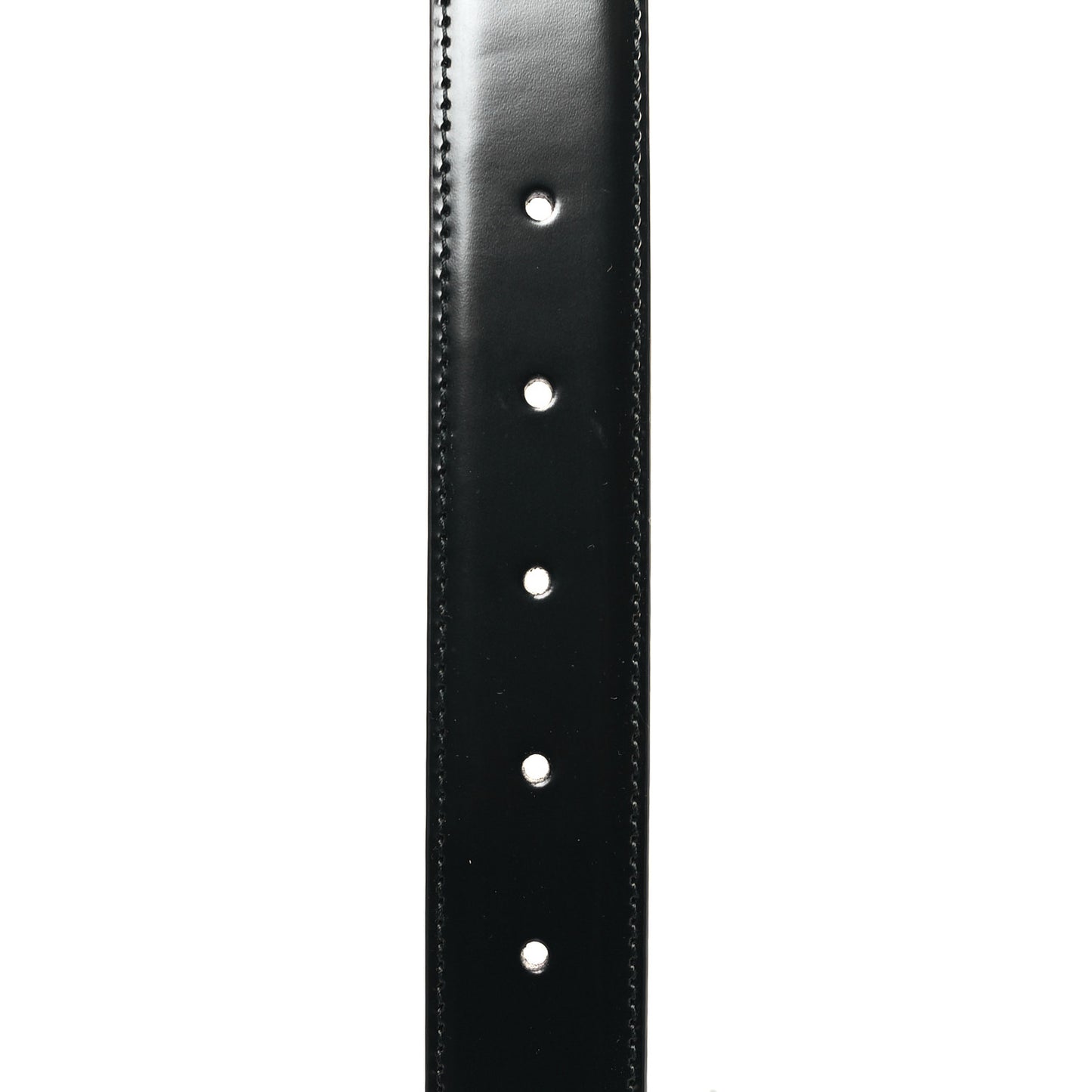 Calfskin Logo Belt 95 38 Black