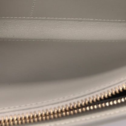Saint Laurent Smooth Calfskin Le Maillon Chain Wallet  Crema Soft 4 of 8