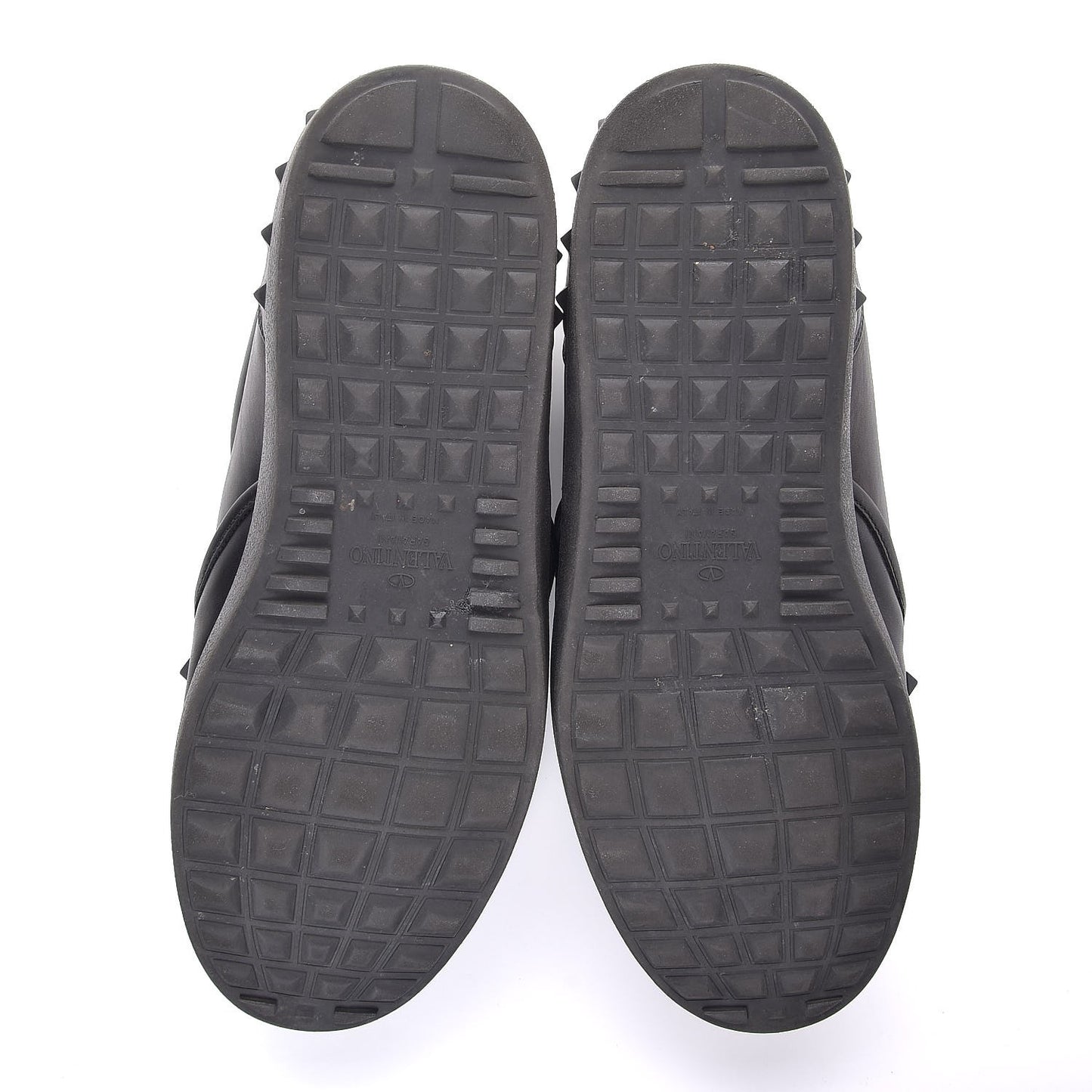 Vitello Rockstud Slip On Sneakers 43 Black