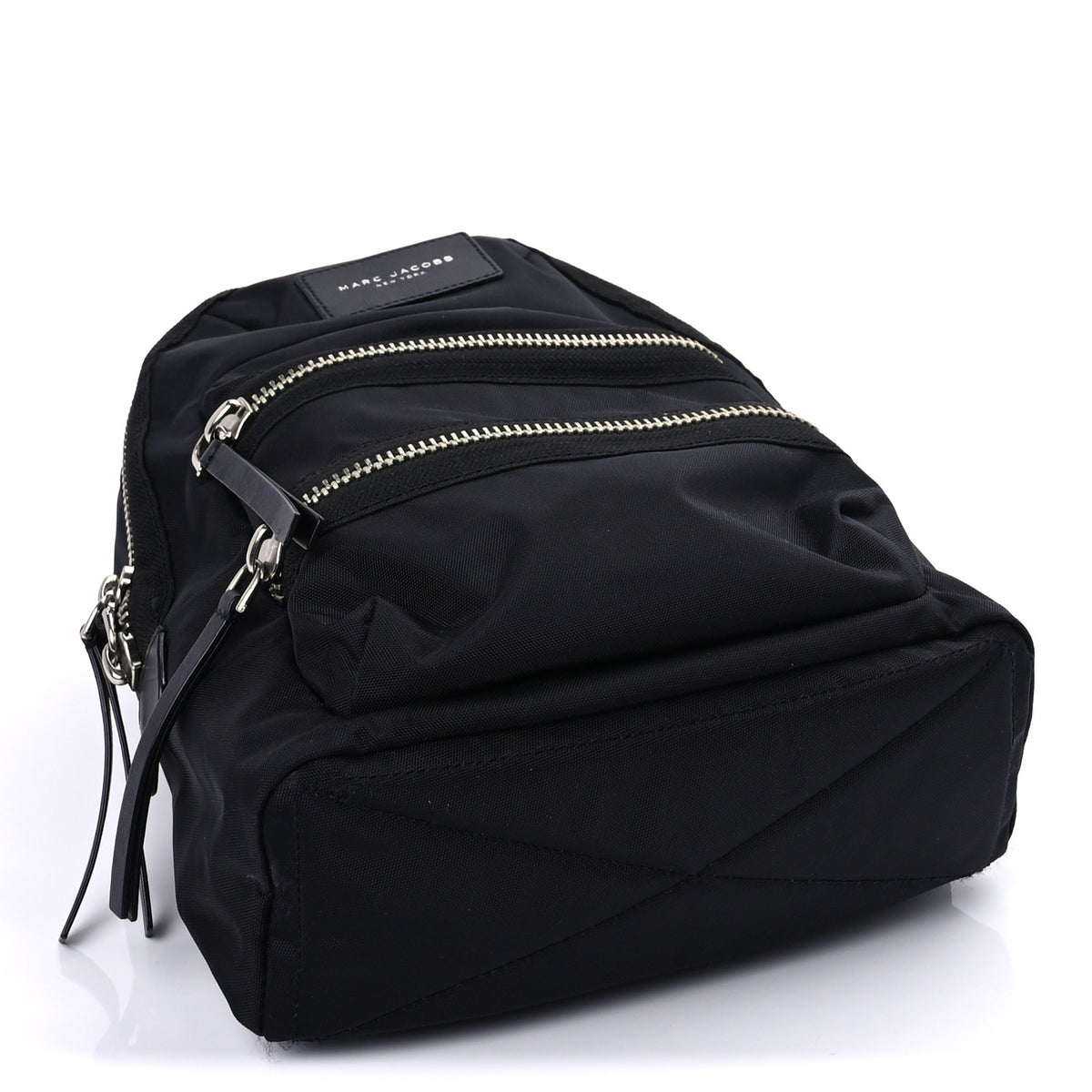 Nylon Biker Backpack Black
