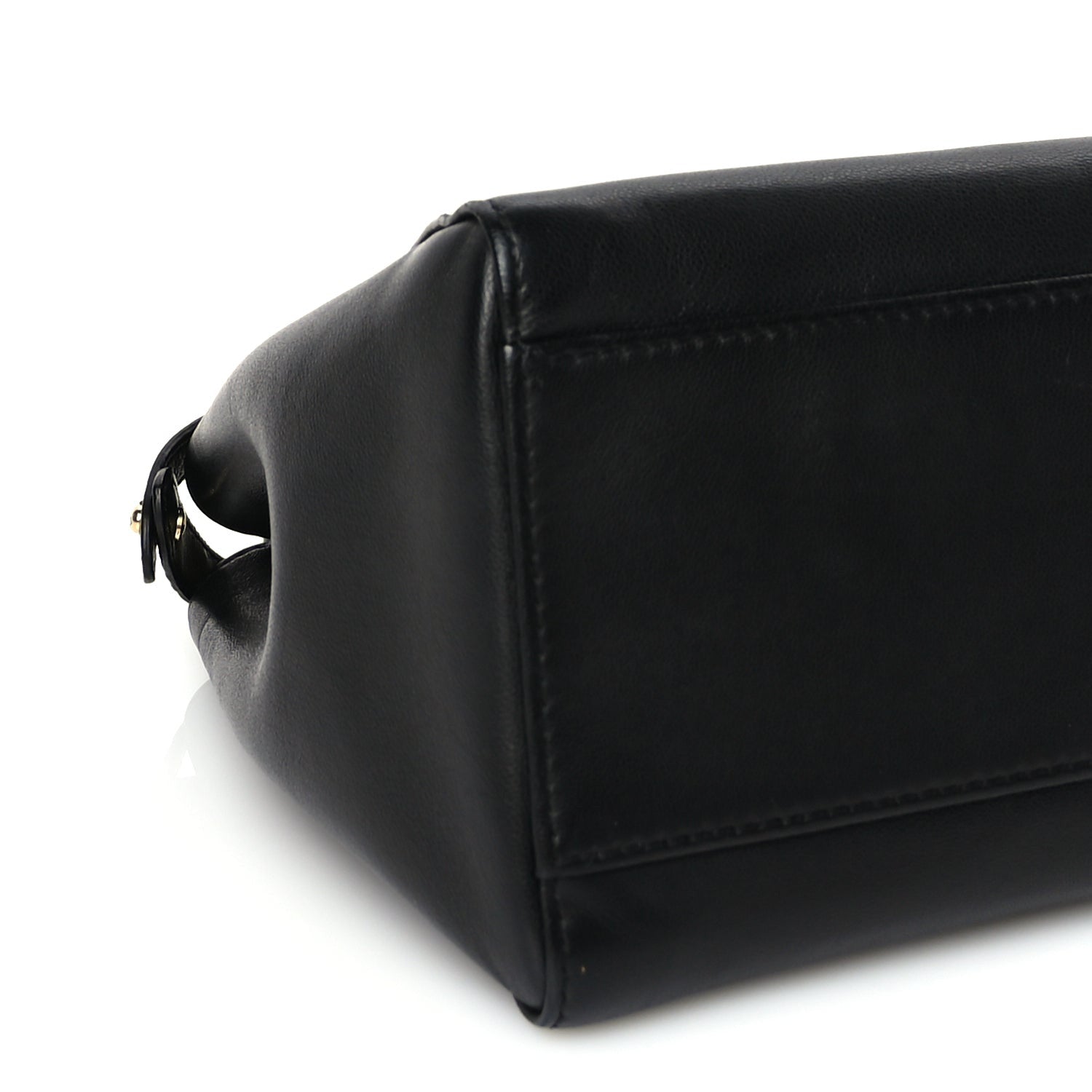 Fendi Nappa Mini Peekaboo Iconic Satchel Black 7 of 8
