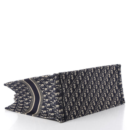 Christian Dior Oblique Book Tote Blue Multicolor 4 of 11