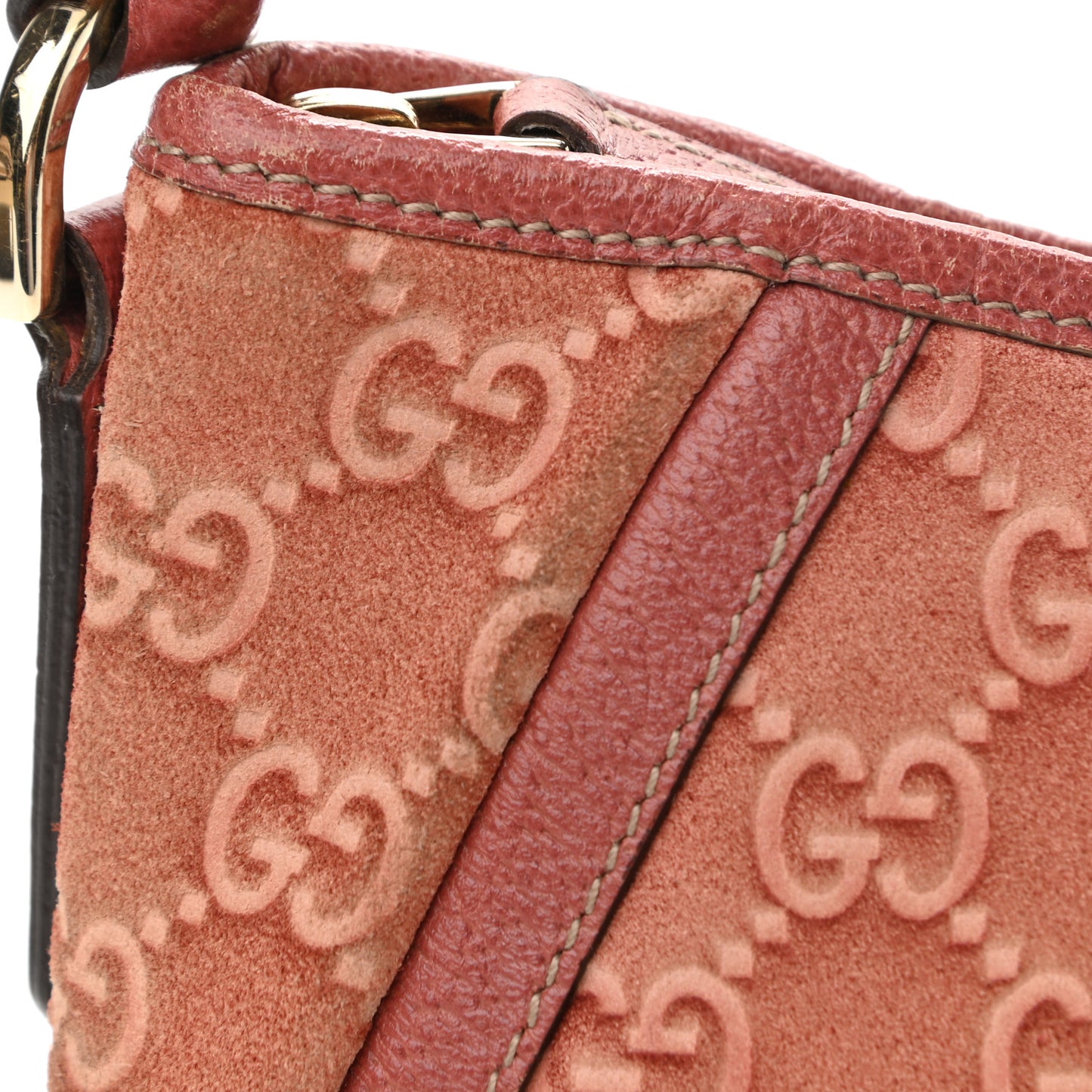 Monogram D Ring Abbey Pochette Rose