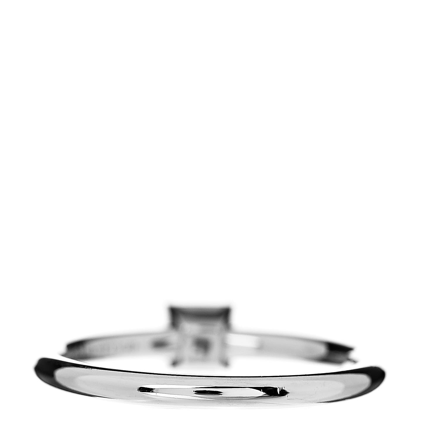 Tiffany Platinum Diamond .16ct Bezet Ring 47 4.25 4 of 5