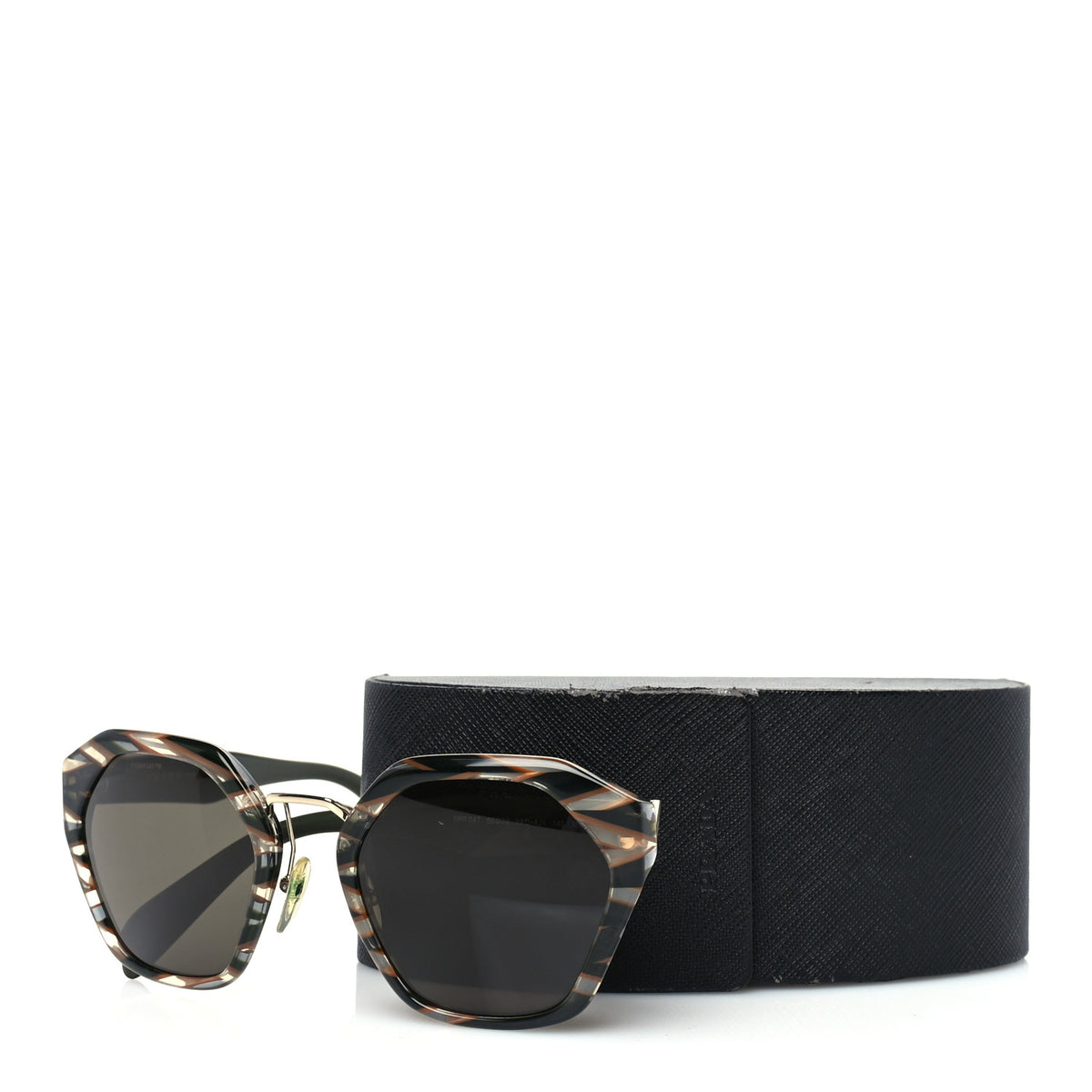 Prada Cinema Sunglasses SPR 04T Tortoise Navy 6 of 6