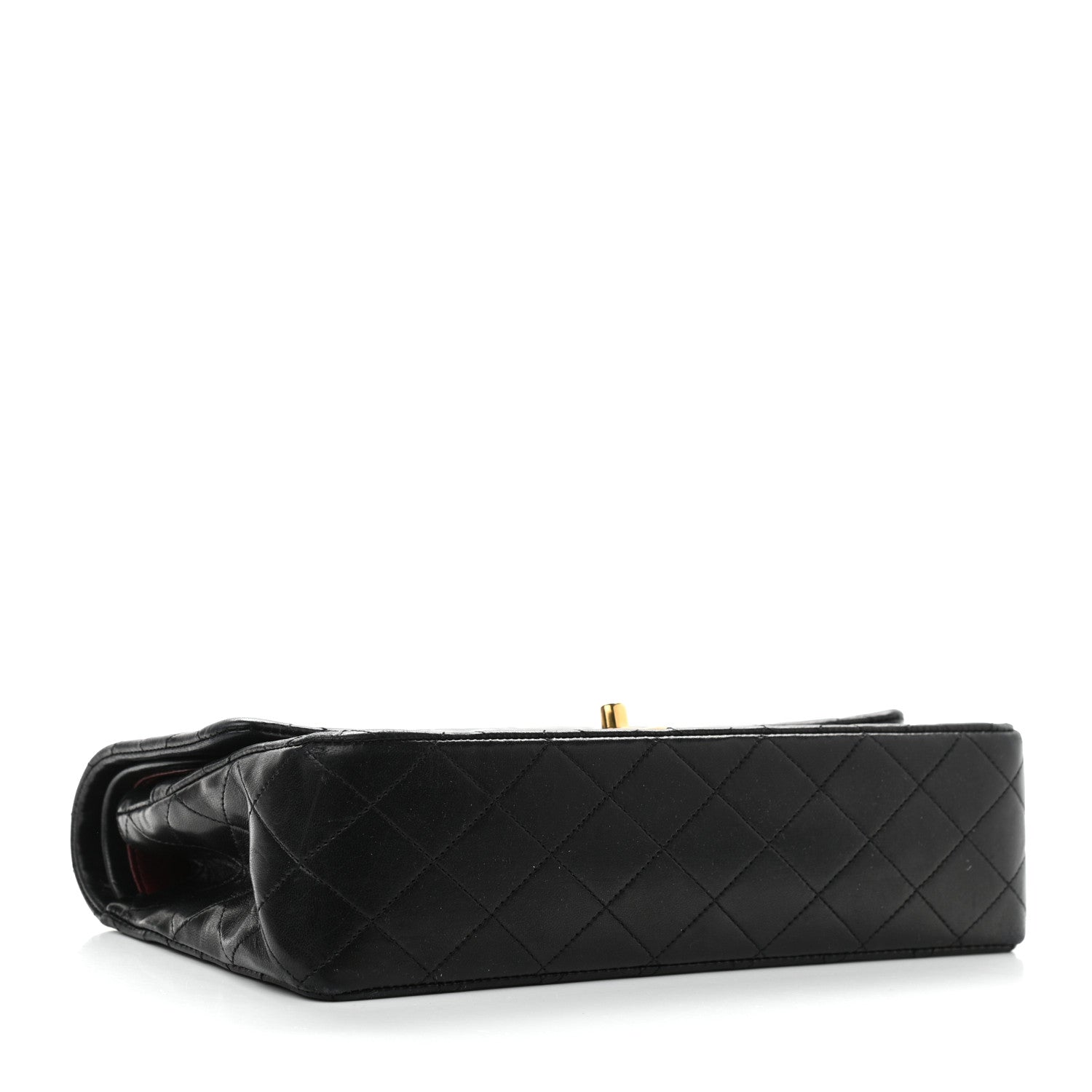 Chanel Lambskin Quilted Medium Double Flap Black 4 of 15