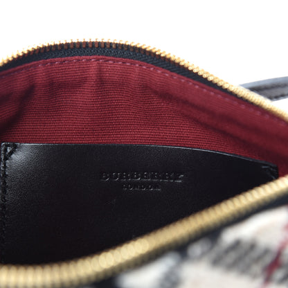 Burberry Wool Check Pochette Beige 8 of 10