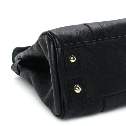 Mulberry Small Classic Grain Bayswater Black 7 of 8