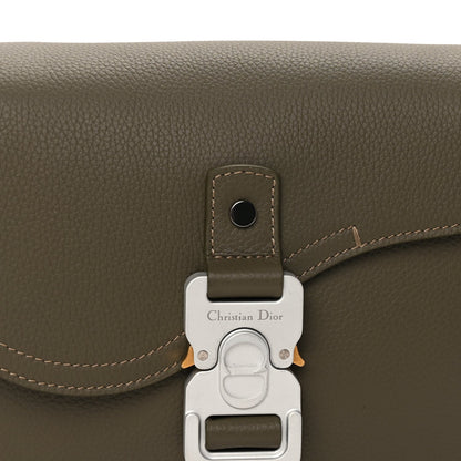 Christian Dior Grained Calfskin Small Saddle Messenger Bag Green 6 of 8