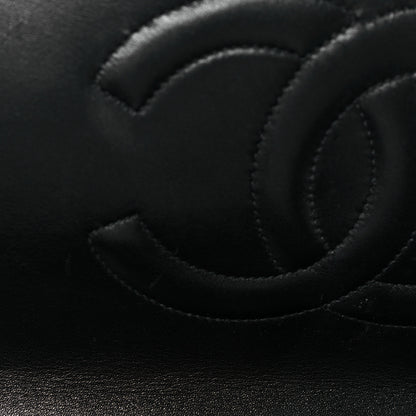 Chanel Lambskin Quilted XL Jumbo Single Flap Black 9 of 16