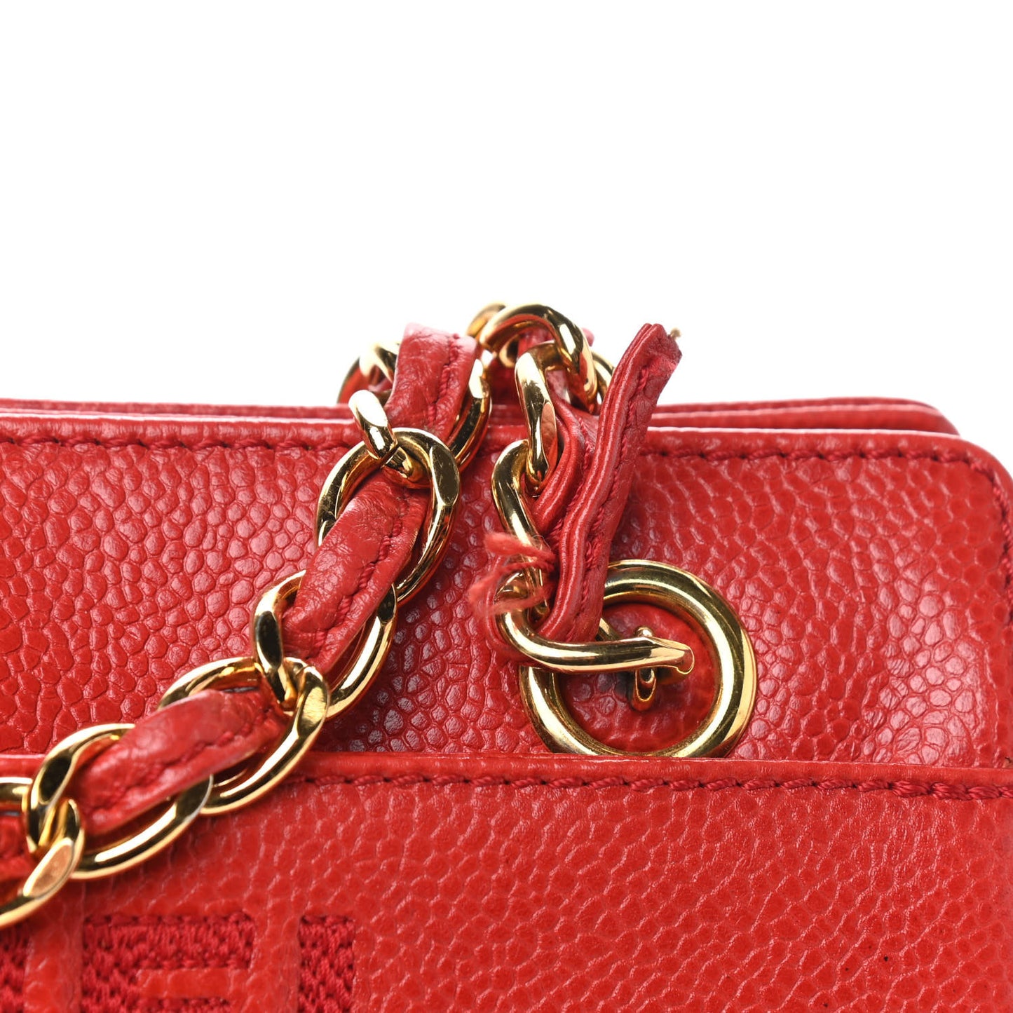 Caviar Shopper Tote Red
