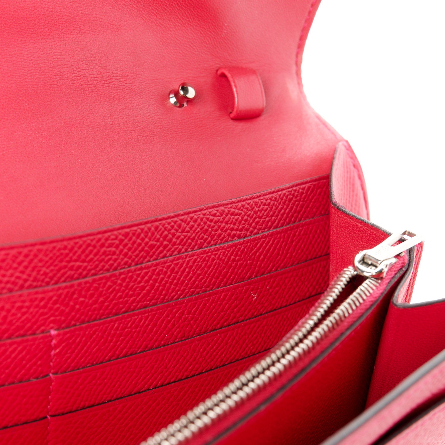 Hermes Epsom Alligator Constance Wallet To Go Rose Extreme Sable 13 of 14