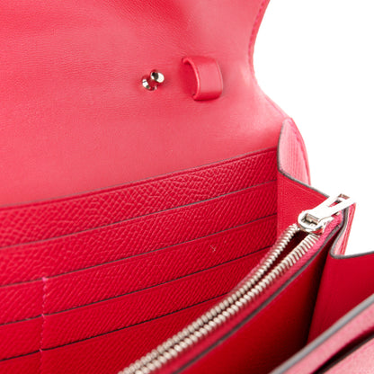 Hermes Epsom Alligator Constance Wallet To Go Rose Extreme Sable 13 of 14