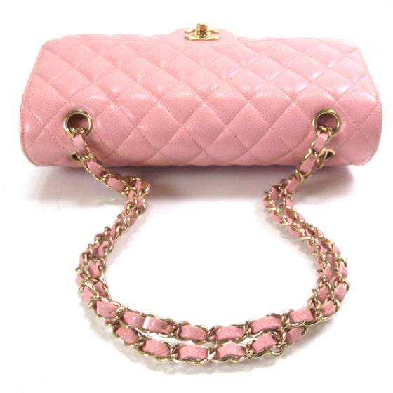 Chanel Caviar Medium Double Flap Pink GHW 6 of 12