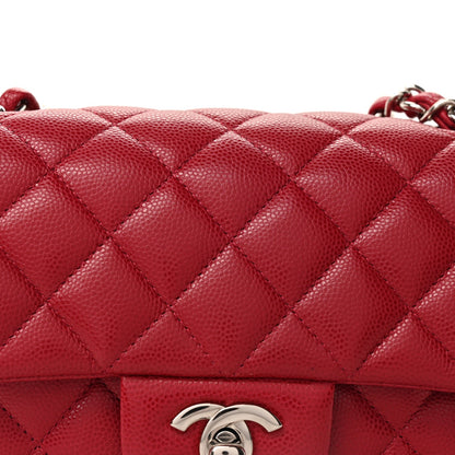 Chanel Caviar Quilted Mini Rectangular Flap  Pink 7 of 10