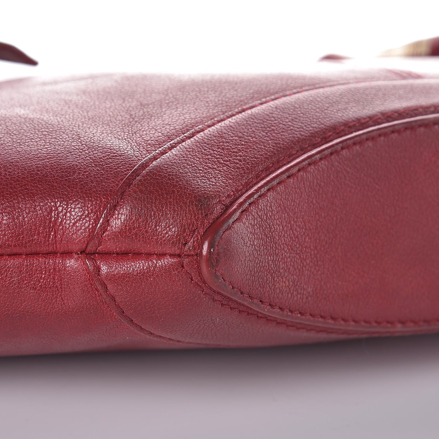 Calfskin De Manta Clutch Red