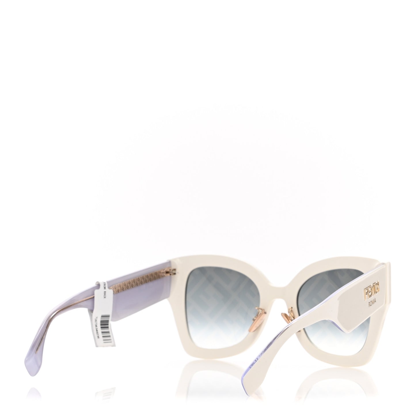 Acetate FF Sunglasses FF 0434/G/S White Gold
