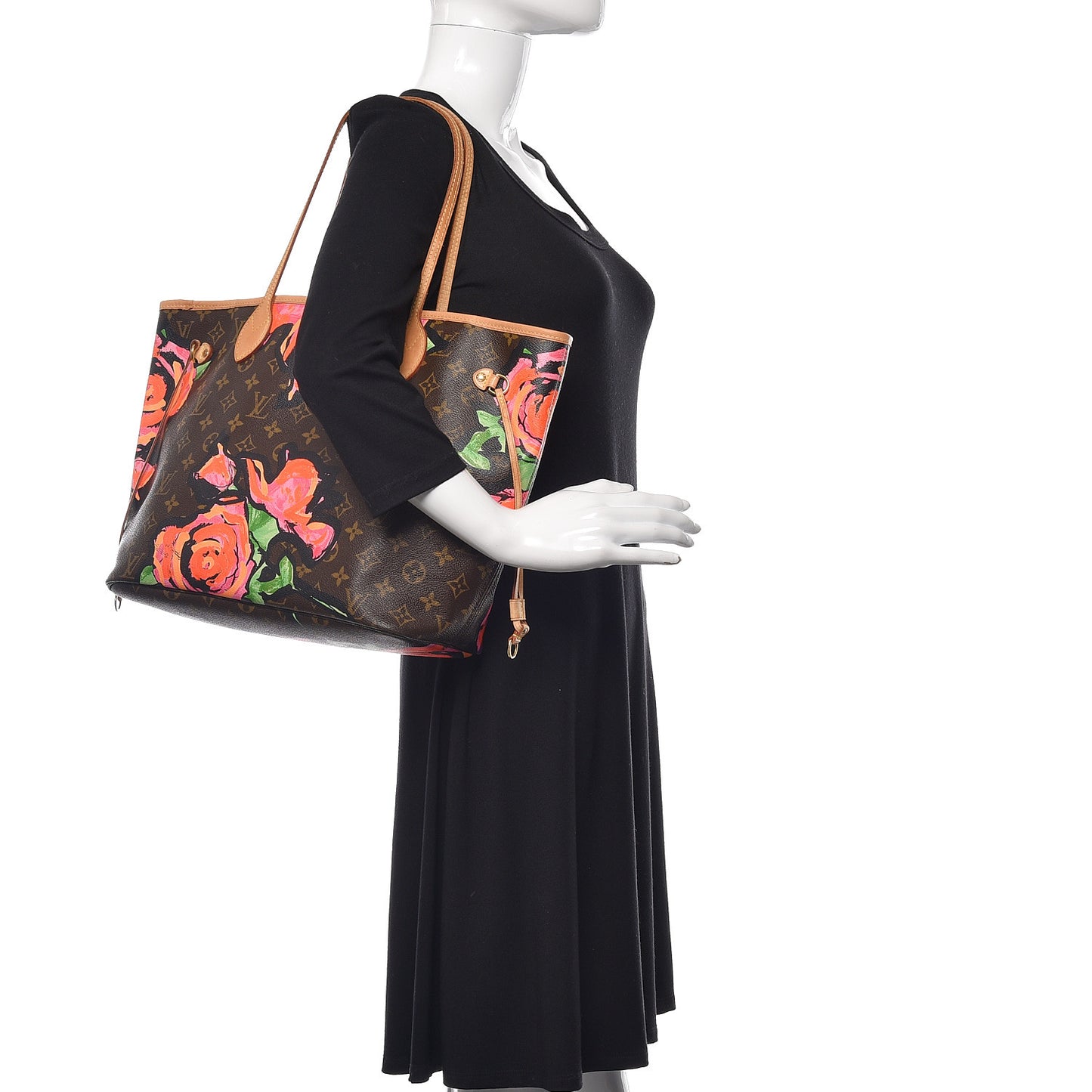 Monogram Roses Neverfull MM