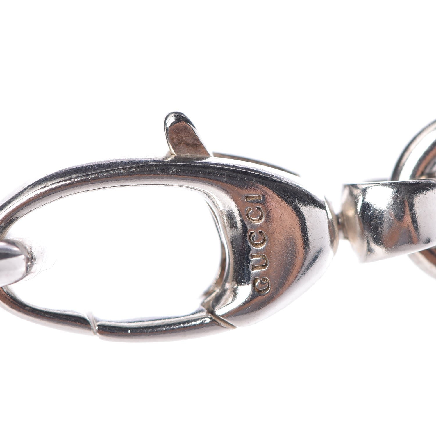 Gucci Sterling Silver Tag Necklace 5 of 6