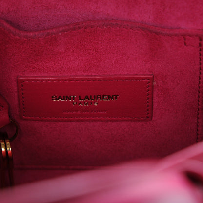 Saint Laurent Calfskin Nano Sac De Jour Lipstick Fuchsia 6 of 6