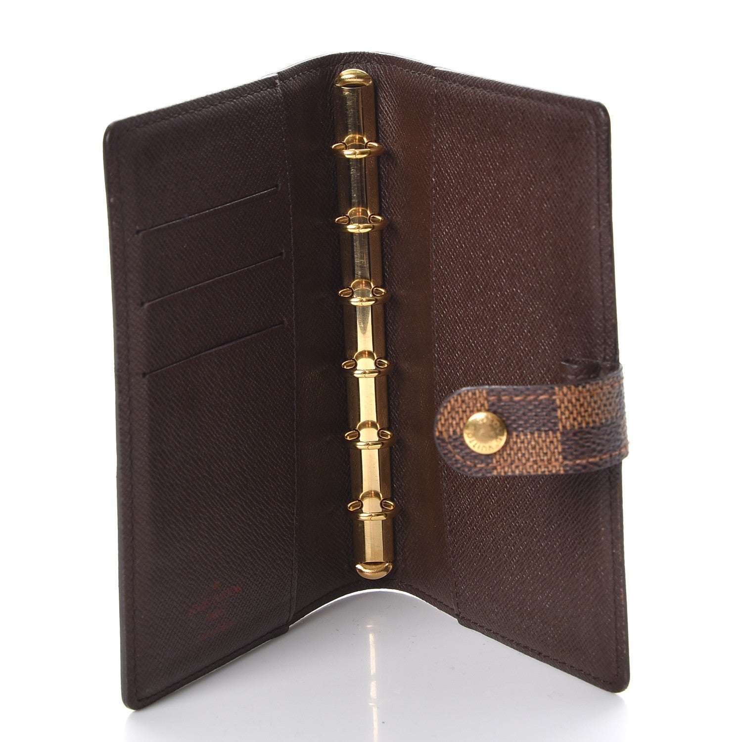 Louis Vuitton Damier Ebene Small Ring Agenda Cover 5 of 7