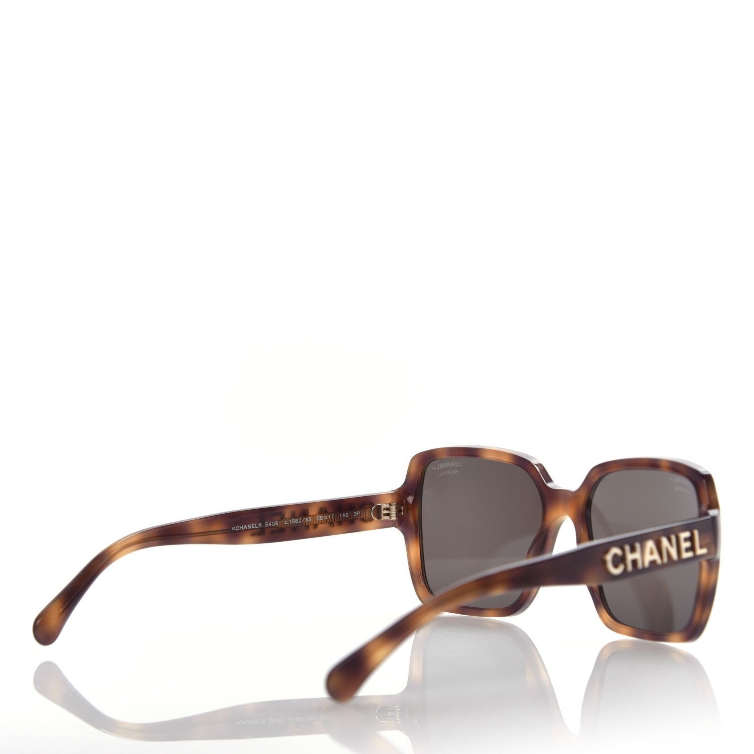 Chanel Acetate Polarized Square Sunglasses 5408 Brown 4 of 8