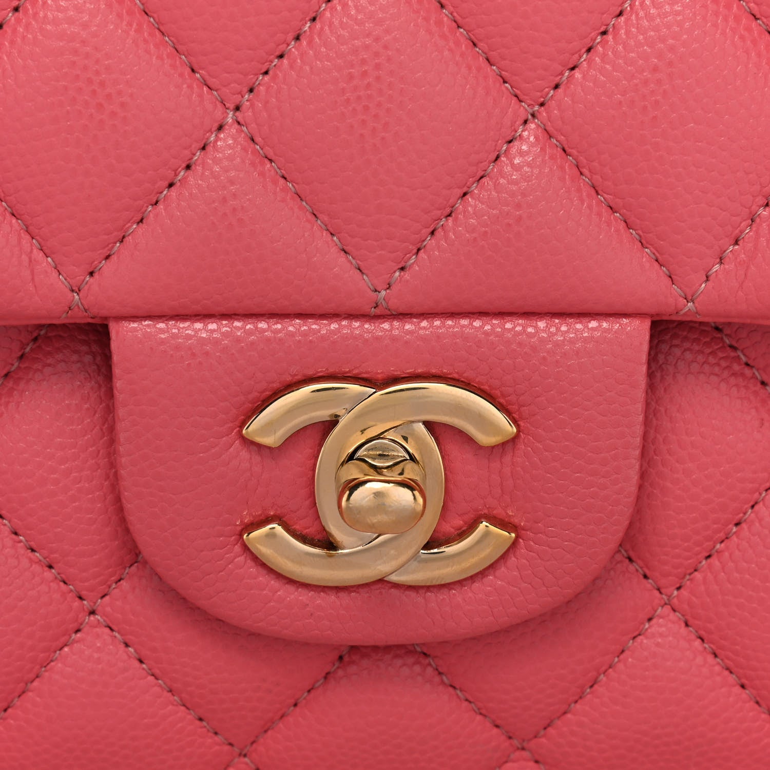 Chanel Caviar Quilted Medium Double Flap Pink 5 of 14