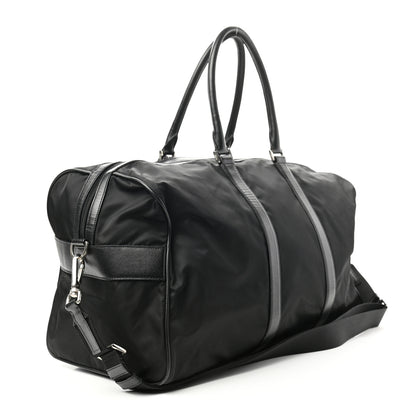 Prada Tessuto Nylon Saffiano Duffle Black 2 of 8