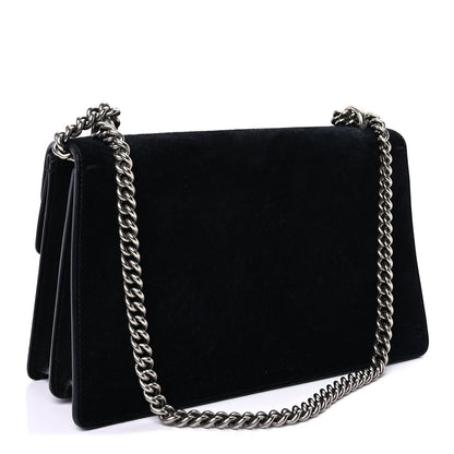 Gucci Suede Small Dionysus Shoulder Bag Black 2 of 8