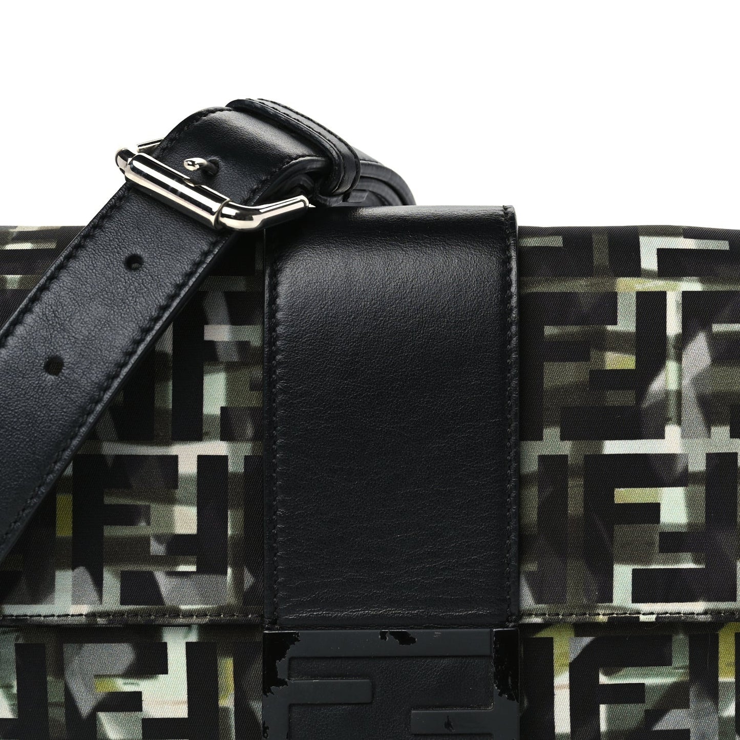 Nylon CamouFF Baguette Belt Pouch Multicolor