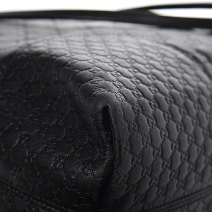 Gucci Guccissima Medium Bree Shoulder Bag Black 14 of 15