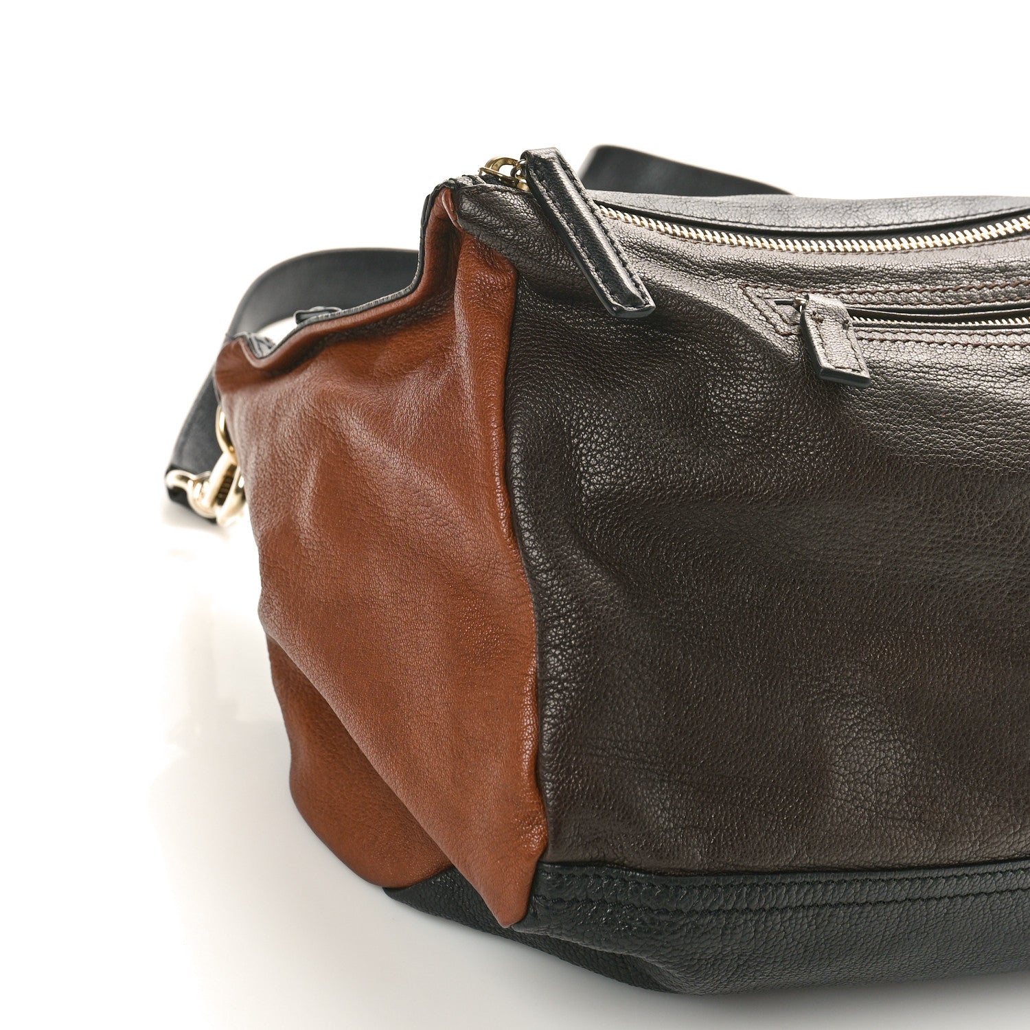 Givenchy Sugar Goatskin Medium Tri-Color Pandora Black Brown Dark Brown 8 of 12