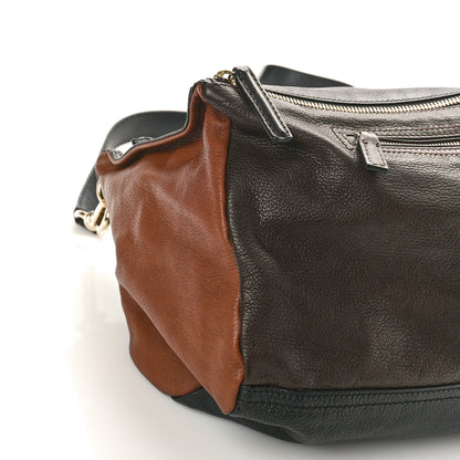 Givenchy Sugar Goatskin Medium Tri-Color Pandora Black Brown Dark Brown 8 of 12
