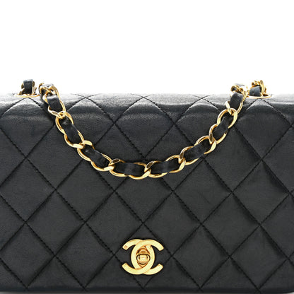 Chanel Lambskin Quilted Small Single Flap Black 9 of 12