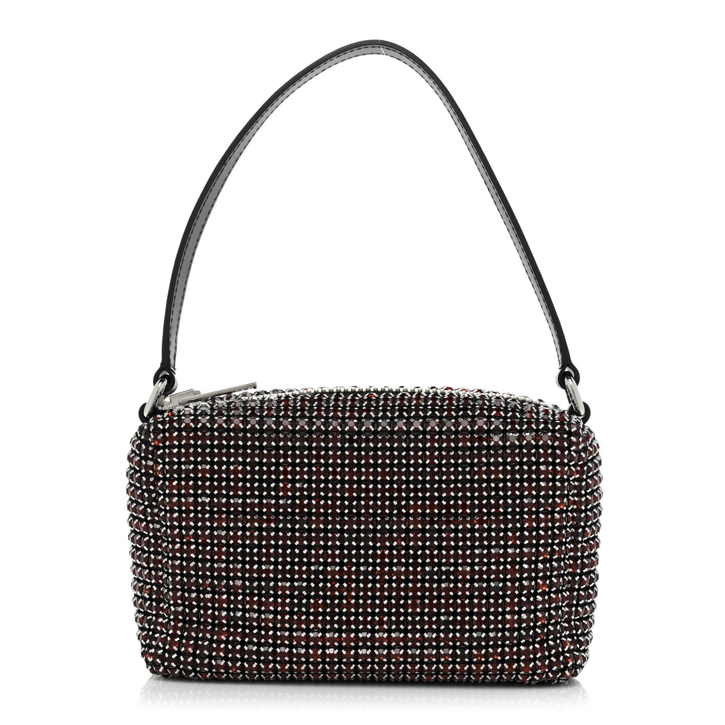 Mesh Crystal Rhinestone Mini Heiress Pouch Cola