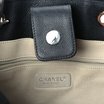 Chanel Glazed Calfskin Small Deauville Tote 5 of 9