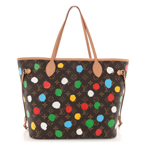 LV YK Monogram Dots Neverfull MM