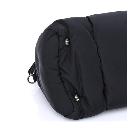 Prada Tessuto Nylon Bomber Dome Satchel  Black 7 of 7