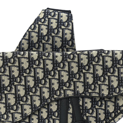Christian Dior Oblique Mens Saddle Bag  Blue 6 of 8