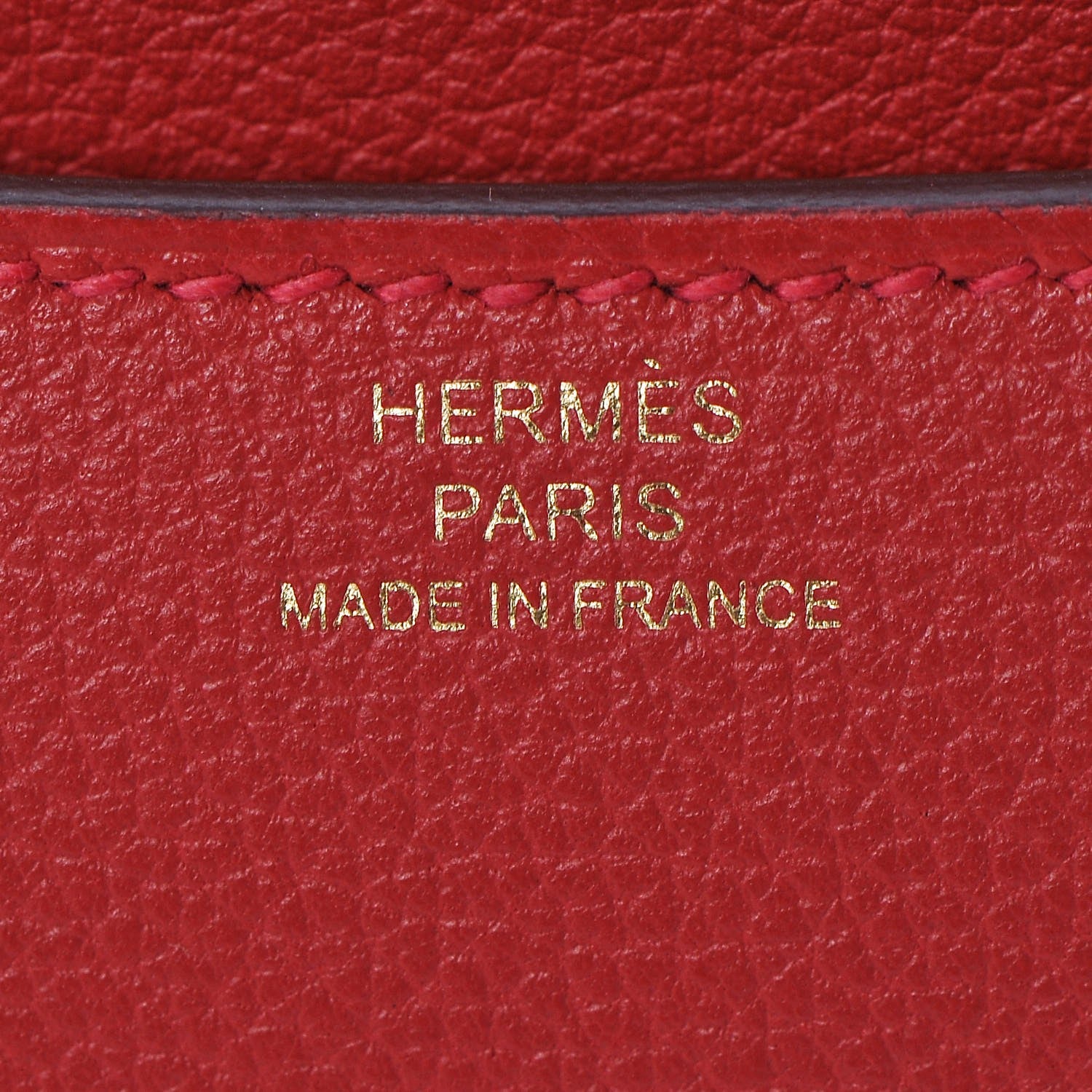 Hermes Evercolor Constance 18 Rouge Casaque 6 of 16