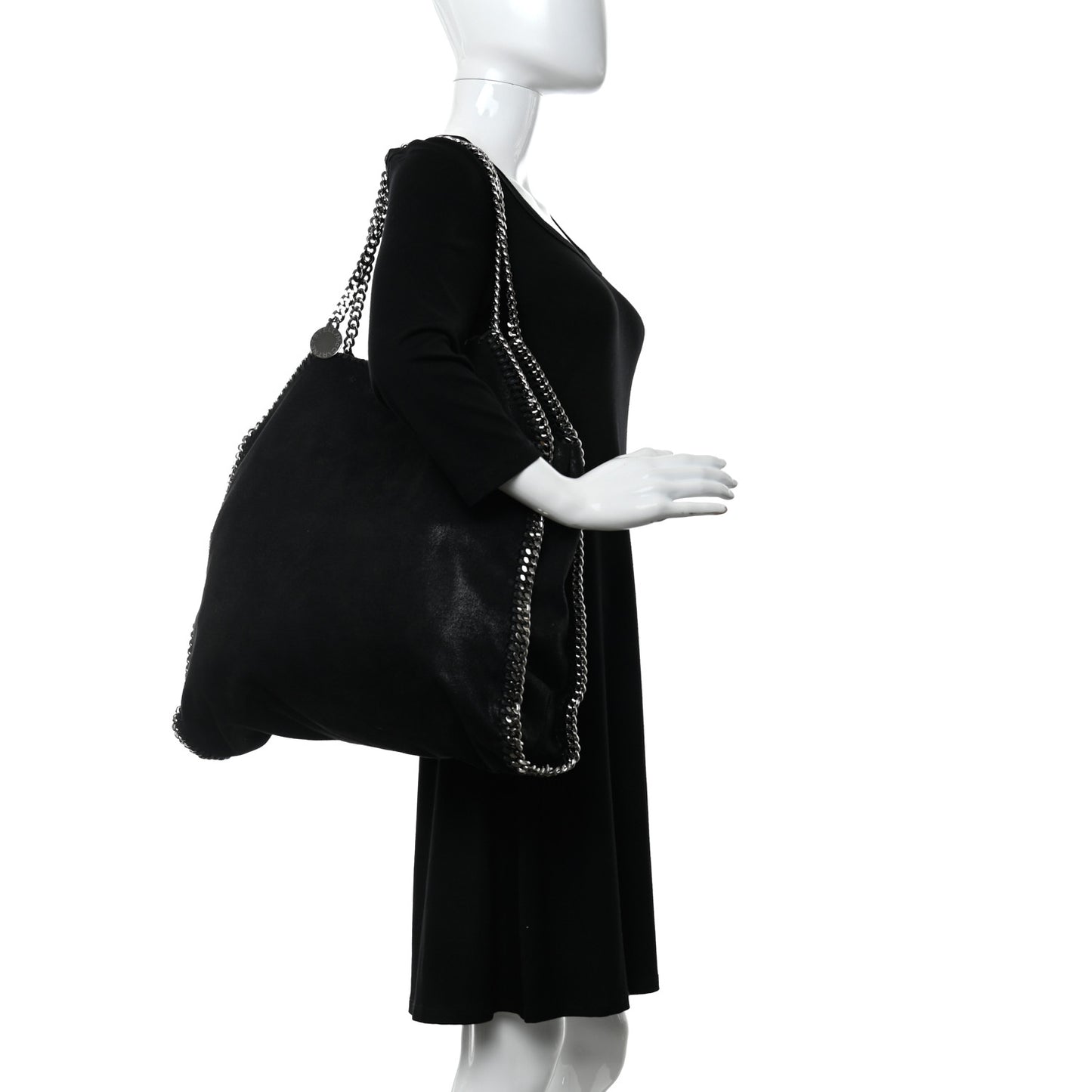 Shaggy Deer Big Falabella Tote Black