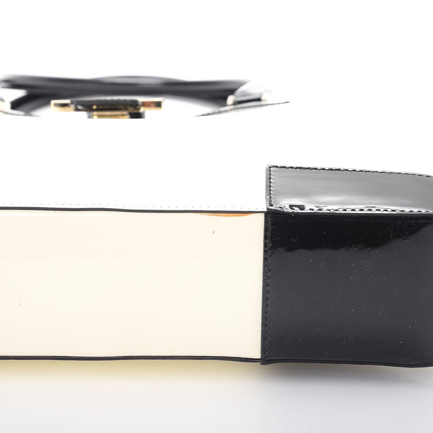 Patent G Tote White Black