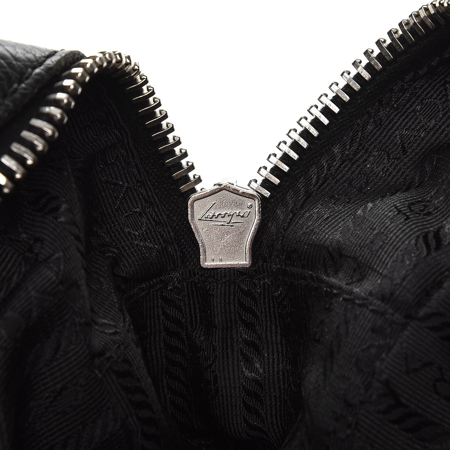 Prada Vitello Daino Tote Nero Black 9 of 18