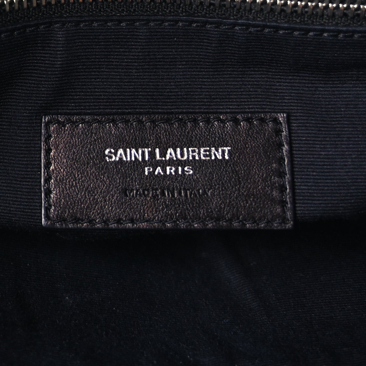 Saint Laurent Calfskin Y Quilted Monogram Medium Loulou Backpack  Black 5 of 8