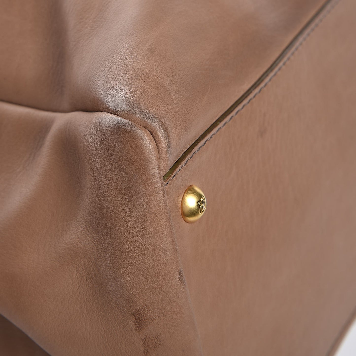 Vitello Saddle Large Peekaboo Iconic Satchel Moro