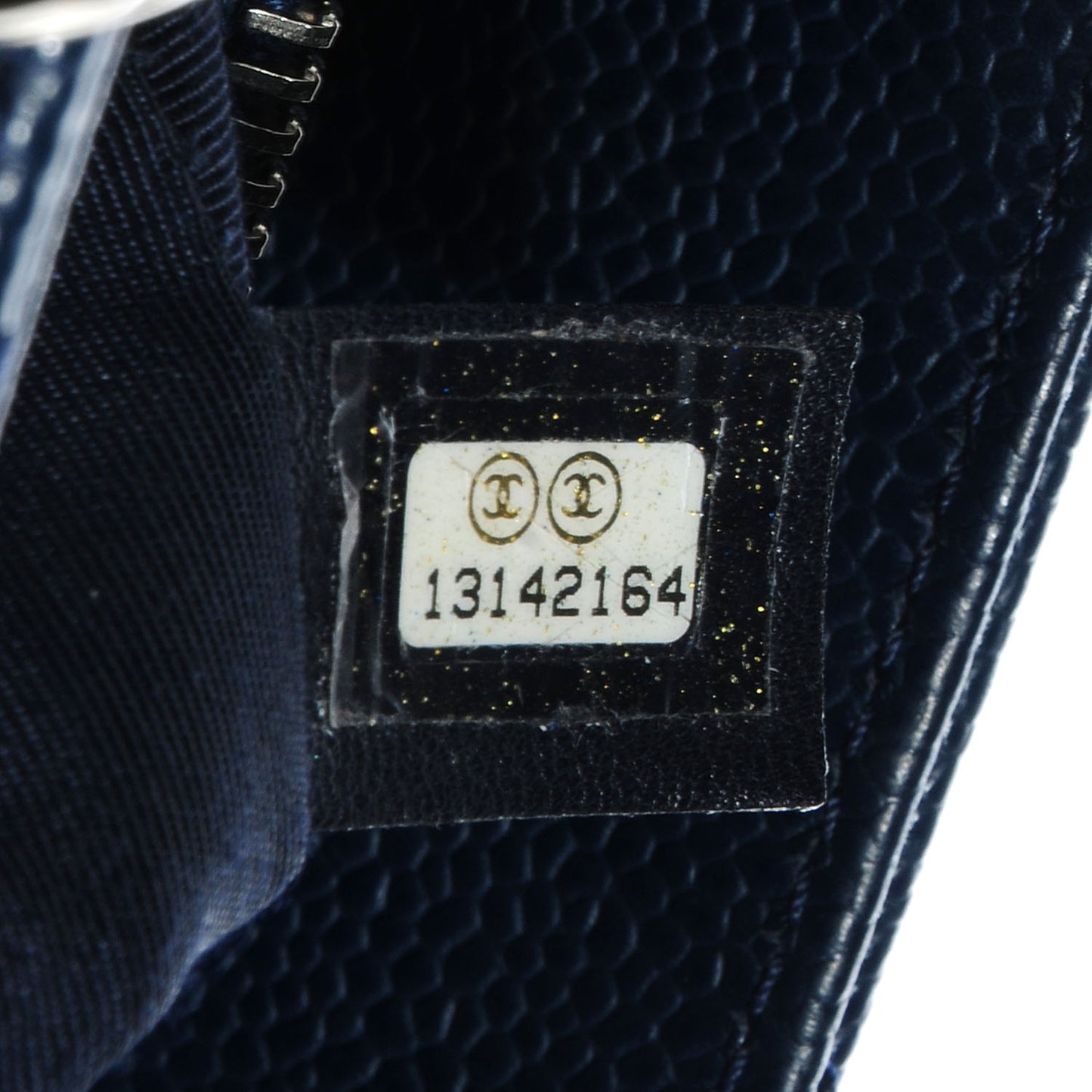 Caviar Grand Shopping Tote GST Dark Blue