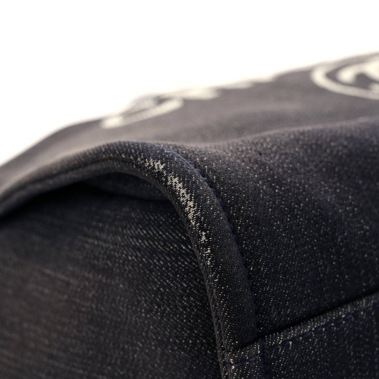 Denim Small Deauville Tote Dark Blue